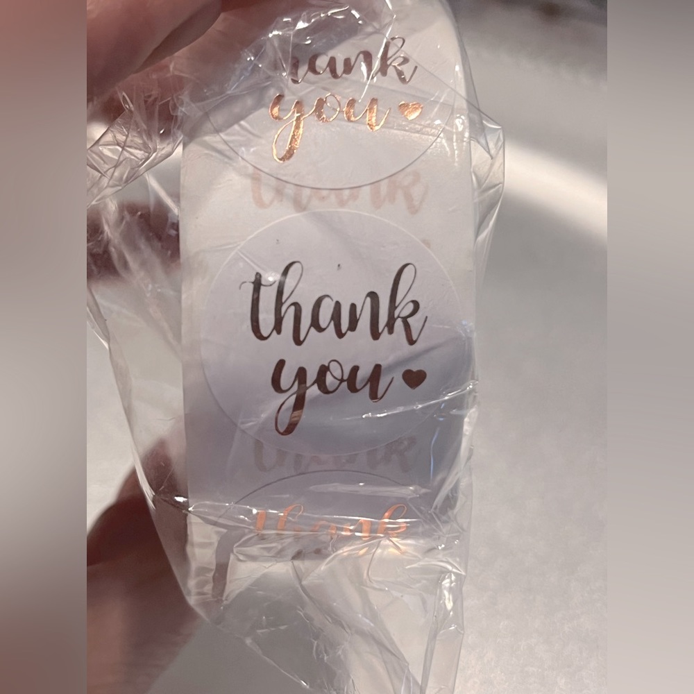 500 Thank You Stickers